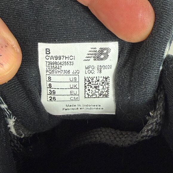 New Balance 997H Athletic Shoes Womens 8 Black Zebra Print Low Top Sneakers - Picture 10 of 10